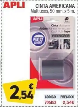 Carlin APLI Cinta americana oferta