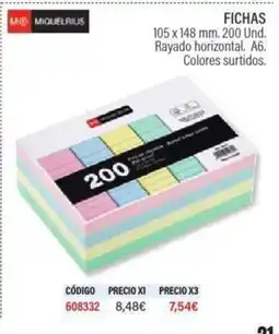 Carlin Fichas oferta