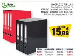 Carlin Módulos 2 anillas oferta