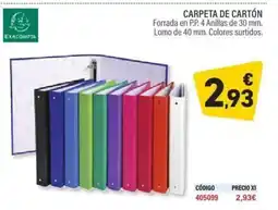 Carlin Carpeta de cartón oferta