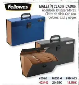 Carlin Maletín clasificador oferta