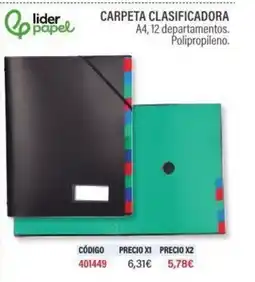 Carlin Carpeta clasificadora oferta