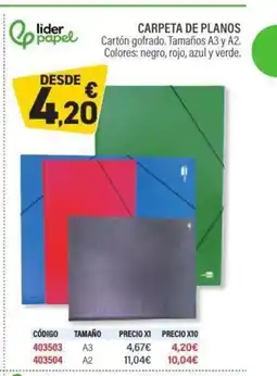Carlin Carpeta de planos oferta