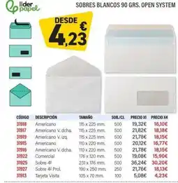 Carlin Sobres blancos oferta