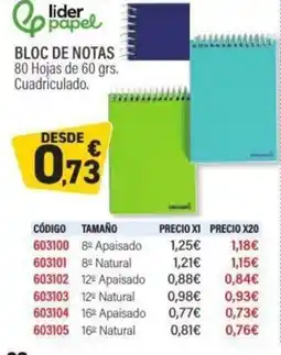 Carlin Bloc de notas oferta