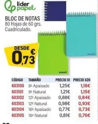 Carlin Bloc de notas oferta
