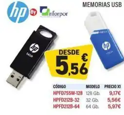 Carlin HP Memorias usb oferta