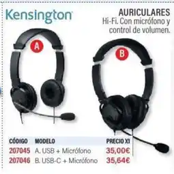 Carlin KENSINGTON Auriculares oferta