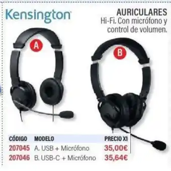 Carlin KENSINGTON Auriculares oferta