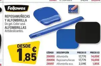 Carlin Reposamuñecas y alfombrilla oferta