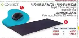 Carlin Q-CONNECT Alfombrilla ratón + reposamuñecas oferta