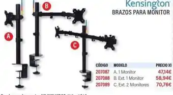 Carlin Brazos para monitor oferta
