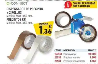 Carlin Q-CONNECT Dispensador de precinto + 2 rollos oferta