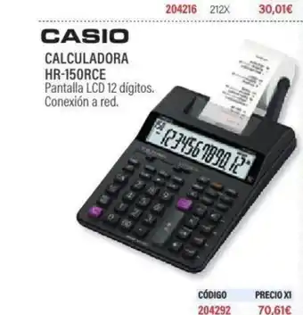 Carlin Casio calculadora oferta