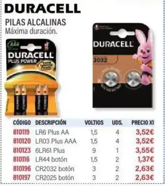 Carlin DURACELL Pilas alcalinas oferta