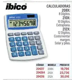 Carlin IBICO Calculadoras oferta