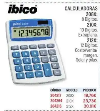 Carlin IBICO Calculadoras oferta