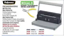 Carlin Encuadernadoras metálicas oferta
