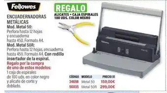 Carlin Encuadernadoras metálicas oferta