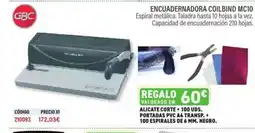 Carlin Encuadernadora coilbind mc10 oferta