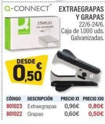 Carlin Q-CONNECT Extraegrapas y grapas oferta
