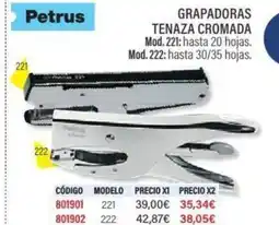 Carlin Grapadoras tenaza cromada oferta