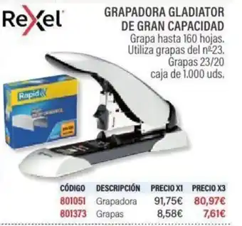Carlin Grapadora gladiator de gran capacidad oferta