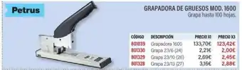 Carlin Grapadora de gruesos oferta