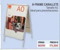 Carlin A-frame caballete oferta