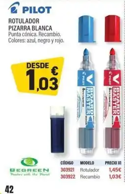 Carlin PILOTRotularador pizarra blanca oferta