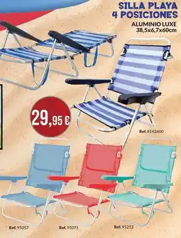 Afede Silla playa 4 posiciones oferta