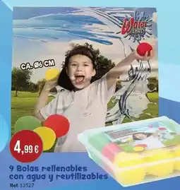 Afede Water zone - 9 bolas rellenables con agua y reutilizables oferta