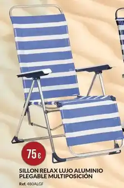 Afede Alco - sillon relax lujo aluminio plegable multiposición oferta