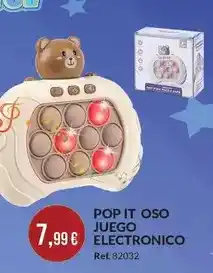 Afede Pop it oso juego electronico oferta