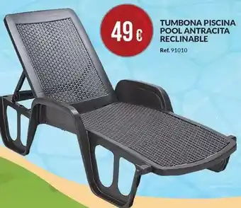 Afede Tumbona piscina pool antracita reclinable oferta