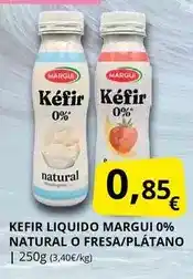 Supermercados MAS Margui - kefir liquido oferta