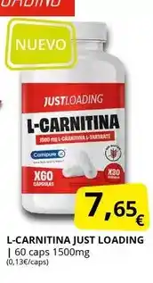 Supermercados MAS Just loading - l-carnitina just loading oferta