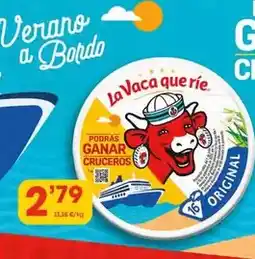 Supermercados Plaza La vaca que ríe - verano a bordo oferta