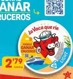 Supermercados Plaza La vaca que ríe - podras ganar cruceros oferta
