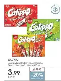 Supermercados Plaza Calippo - super mó helados oferta
