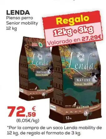 Kiwoko LENDA Pienso perro Senior mobility oferta