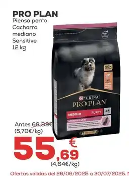Kiwoko PRO PLAN Pienco perro Cochorro mediano Sensitive oferta
