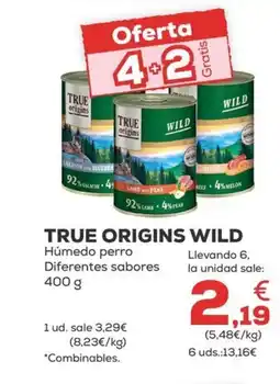 Kiwoko TRUE ORIGINS WILD Húmedo perro oferta