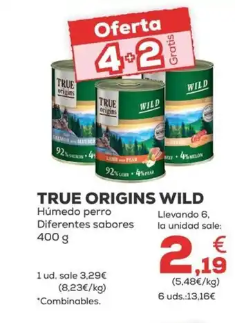 Kiwoko TRUE ORIGINS WILD Húmedo perro oferta