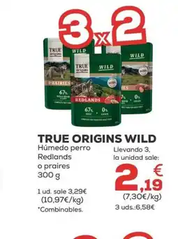 Kiwoko TRUE ORIGINS WILD Húmedo perro Redlands oferta
