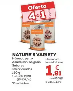 Kiwoko NATURE'S VARIETY Húmedo perro Adulto mini no grain oferta