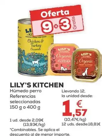Kiwoko LILY'S KITCHEN Húmedo perro Referencias seleccionadas oferta