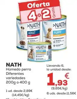 Kiwoko NATH Húmedo perro Diferentes variedades oferta