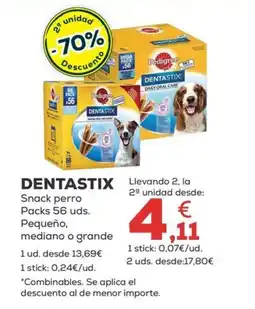 Kiwoko DENTASTIX Snack perro oferta