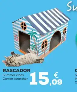 Kiwoko Rascador summer vibes carton scratcher oferta